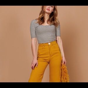 Whimsy + Row Jodie Ribbed Striped Tee